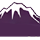 Purple and white mountain