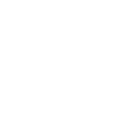 Two white dumbbells weights icons
