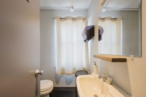 Move Your Mountain the bathroom