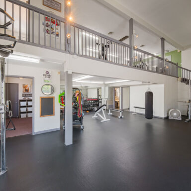 Move Your Mountain inside both the downstairs and upstairs.