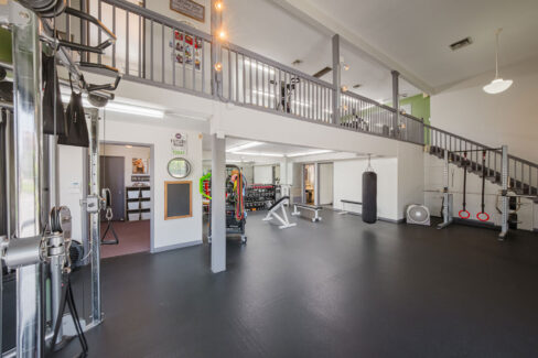 Move Your Mountain inside both the downstairs and upstairs.