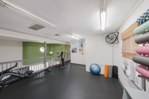 Move Your Mountain with matts and rowing machine.